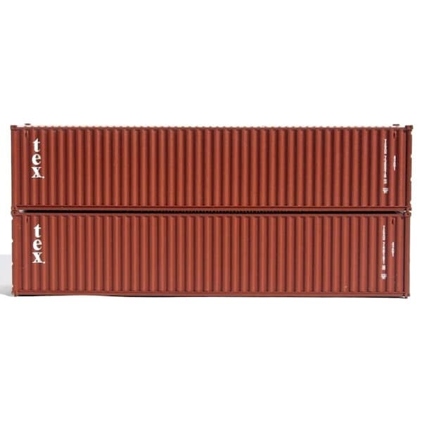 Jacksonville Terminal 40 ft. N Tex Standard Height Containers with Magnetic System, 2PK JTC405327 - main